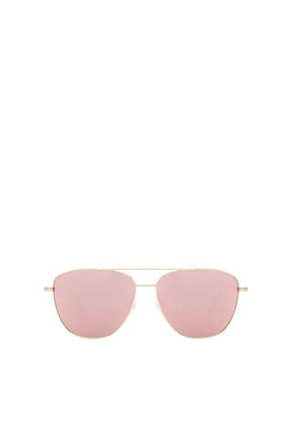Occhiali da sole unisex Lax - Lenti a specchio - Categoria 3 - Nero e dorato