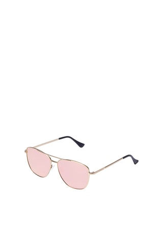 Occhiali da sole unisex Lax - Lenti a specchio - Categoria 3 - Nero e dorato