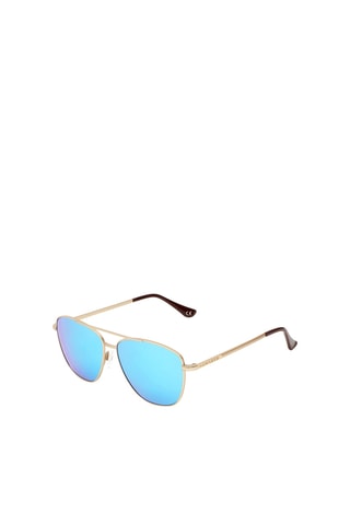 Gepolariseerde Zonnebril Uniseks Lax - Spiegelende Glazen - Categorie 3 - Blauw, bruin en goudkleurig