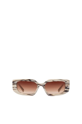 Zonnebril Dames Trendset - Categorie 2 - Beige en bruin