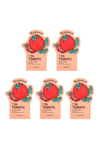 5 masques tissu éclat tomate I'm Tomato - 5 x 21 ml