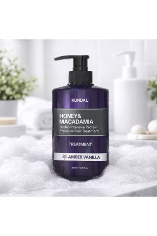 3 Shampoos Proteïne Honing & Macadamia Amber Vanille - 3 x 100 ml