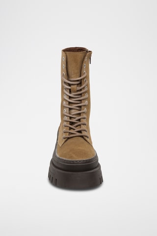 Leren Enkellaarzen Coast - Taupe