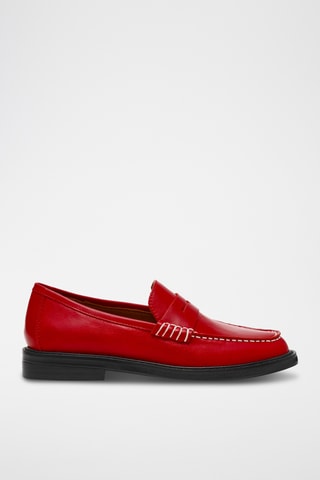 Leren Mocassins Madison - Rood