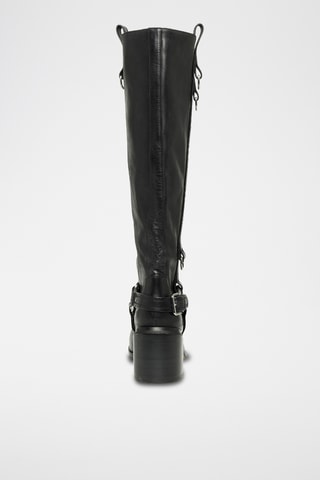 Leren Laarzen Vase - Zwart
