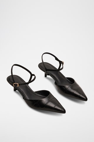 Leren Pumps Adelaide - Zwart