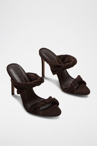 Nubuck Muiltjes met Hak Trophy - Bruin