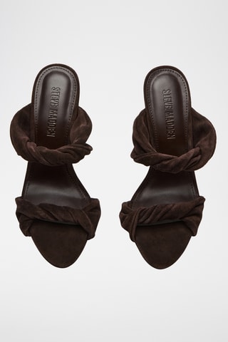 Nubuck Muiltjes met Hak Trophy - Bruin