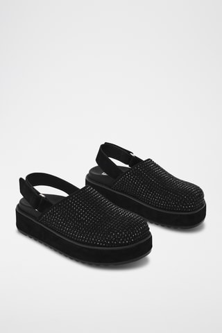 Platform Clogs Mellow - Zwart
