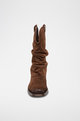 Nubuck Enkellaarzen Qiana - Bruin