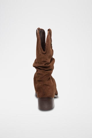 Nubuck Enkellaarzen Qiana - Bruin