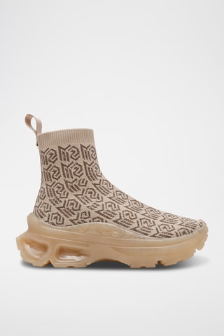 Hoge Platform Sneakers Flyby - Beige