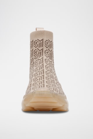 Hoge Platform Sneakers Flyby - Beige