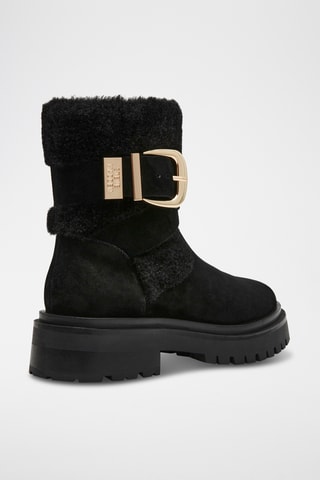 Nubuck Enkellaarzen Lodge - Zwart