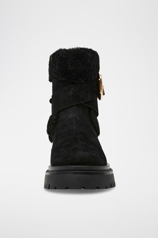 Nubuck Enkellaarzen Lodge - Zwart