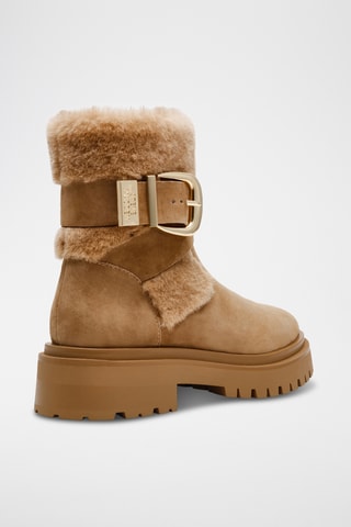 Nubuck Enkellaarzen Lodge - Lichtbruin