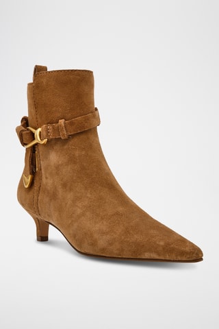 Nubuck Enkellaarzen Roller - Camel