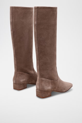 Nubuck Laarzen Dantelle - Taupe