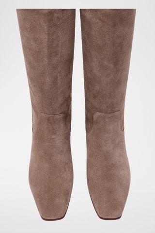 Nubuck Laarzen Dantelle - Taupe