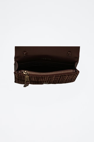Velours Handtas Voler - Bruin