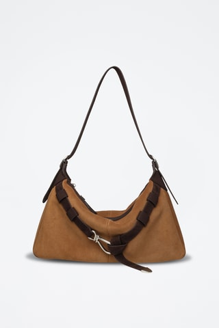 Nubuck Trendy Handtas Klarity - Camel