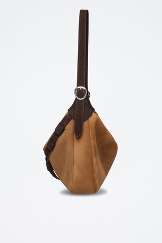 Nubuck Trendy Handtas Klarity - Camel