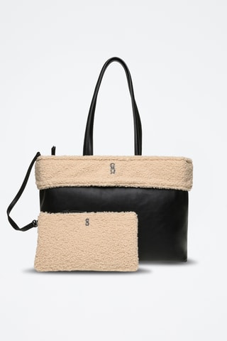 Trendy Handtas en Clutch Amaia - Zwart
