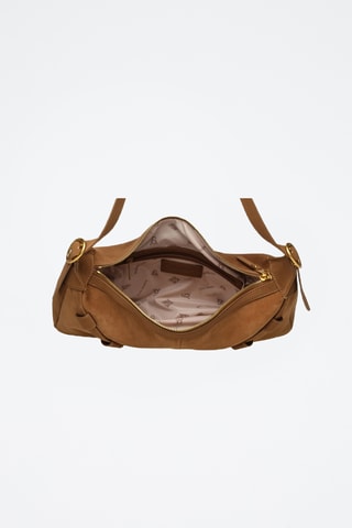 Nubuck Trendy Handtas Bklarity - Lichtbruin