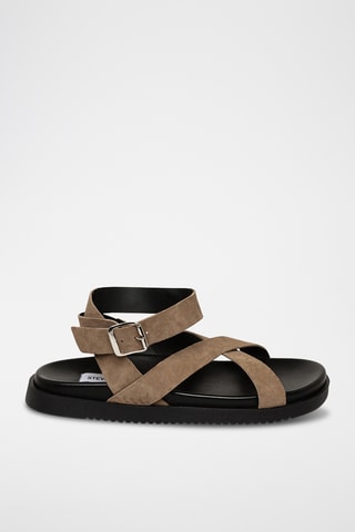 Nubuck Sandalen Mybestie-E - Taupe