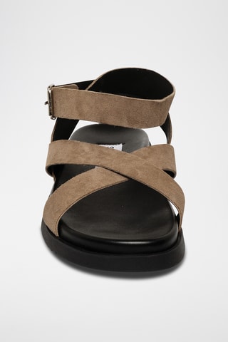 Nubuck Sandalen Mybestie-E - Taupe