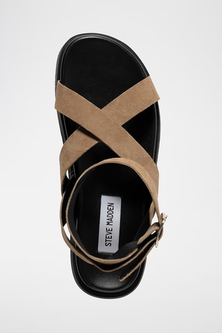 Nubuck Sandalen Mybestie-E - Taupe