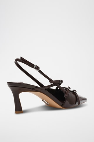 Gelakte Pumps Liana - Donkerbruin