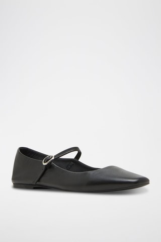 Leren Mary Janes - Zwart