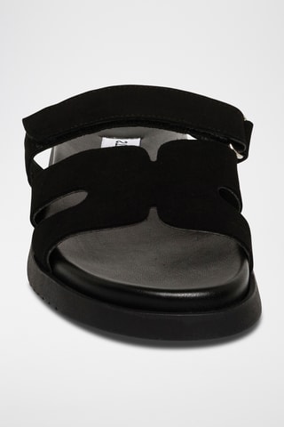Nubuck Muiltjes Missile-E - Zwart