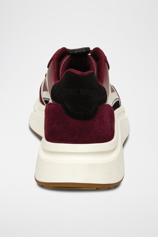 Leren Platform Sneakers Starlyn - Bordeauxrood