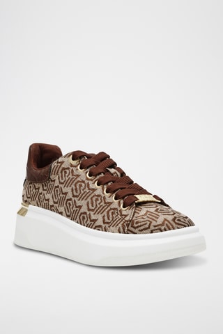 Platform Sneakers Glider 2 - Bruin en Beige