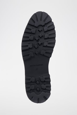 Botins Chelsea regular em couro - Castanho - Castanho-escuro