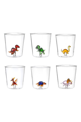 6 vasos de vidrio de borosilicato Dinos - 30 cl