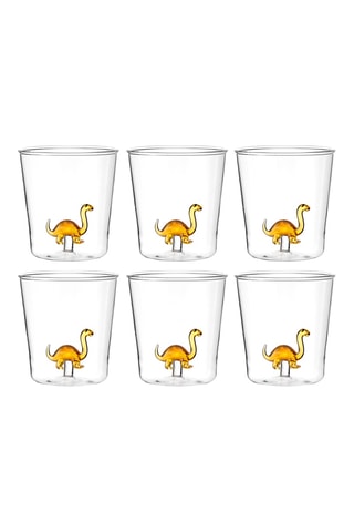 6 vasos de vidrio de borosilicato Dinos - 30 cl