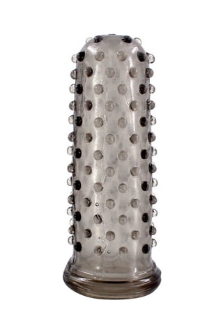 Massagevingers met Soepele Nopjes Grijs - 8,5 cm