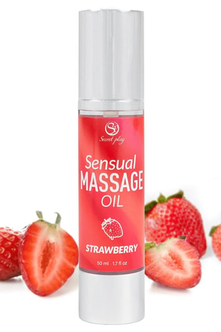 Massageolie Aardbei - 50 ml