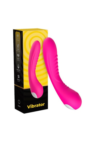 Waterproof Vibrator   Roze - 17 cm