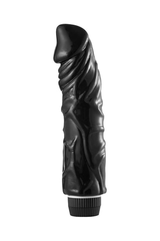 Realistische Vibrator Zwart - 24 cm