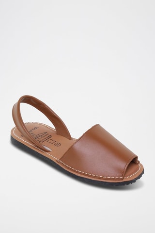Leren Avarca Sandalen Blusandal - 