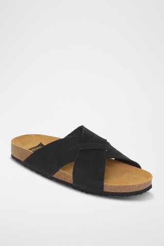 Leren Muiltjes Blusandal - 