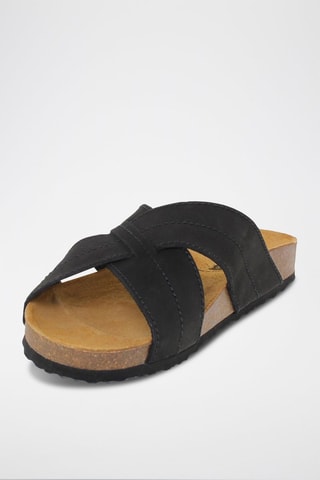 Leren Muiltjes Blusandal - 