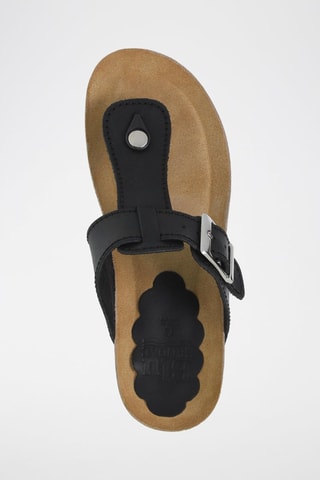 Mules en cuir  Blusandal - Noir