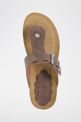 Mules en cuir  Blusandal - Taupe