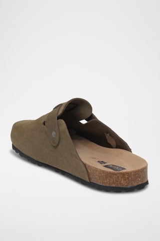 Nubuck Clogs - Kaki