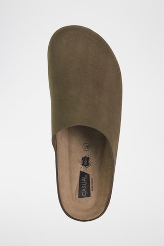 Nubuck Clogs - Kaki